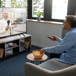 Streaming em televis&atilde;o